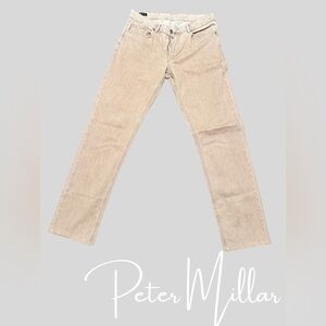 Peter Millar Collection Mens Size 35x32 Sand Washed Denim Pants